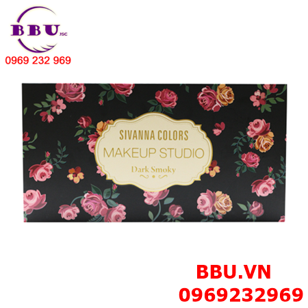Bảng phấn mắt sivanna colors makeup studio dark smoky 24 ô