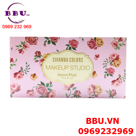 Bảng phấn mắt sivanna colors makeup studio sweet pink 24 ô