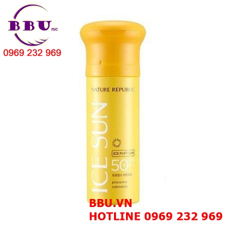 Kem chống nắng xịt phun sương natural republic ice sun spf50+
