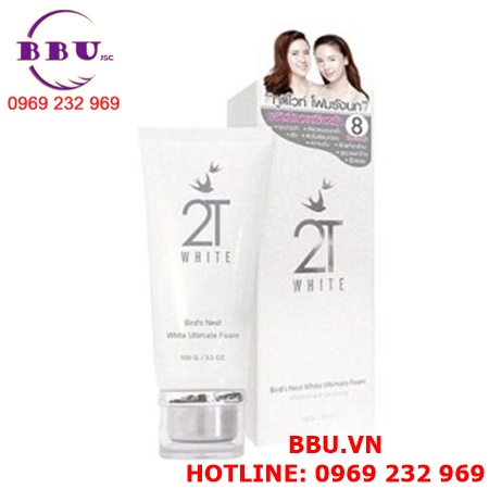 Sữa rửa mặt 2t white bird's nest white ultimate foam