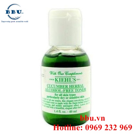 Nước hoa hồng kiehls cucumber herbal alcohol free toner