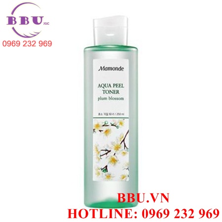 Nước hoa hồng mamode aqua peel toner plum blossom aha