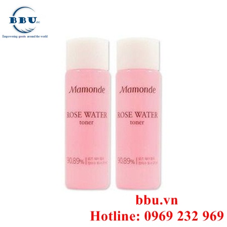 Nước hoa hồng mamode rose water daily skin toner