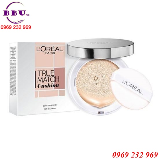Phấn nước mịn da l’oreal paris true match cushion silky foundation