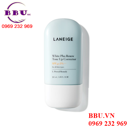 Kem dưỡng laneige white plus renew tone up corrector