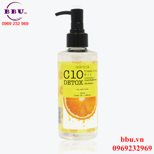 Dầu tẩy trang the bottle lab c10 detox cleansing oil