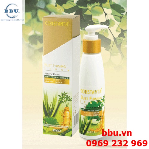 Kem săn chắc ngực, chiết xuất nhân sâm, cỏ nhật, nha đam và vitamin
