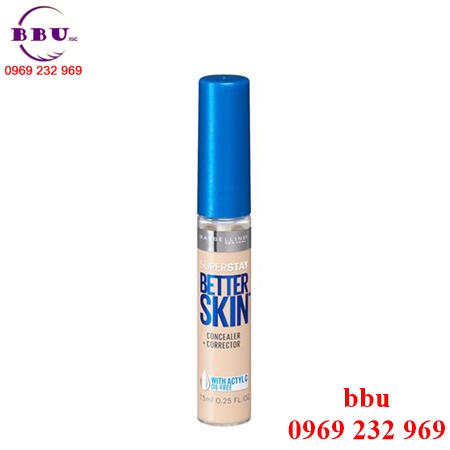 Kem che khuyết điểm maybelline superstay better skin concealer và corrector của mỹ 