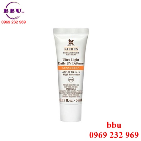 Kem chống nắng kiehl’s ultra-light daily uv defense sunscreen spf 50 pa+++