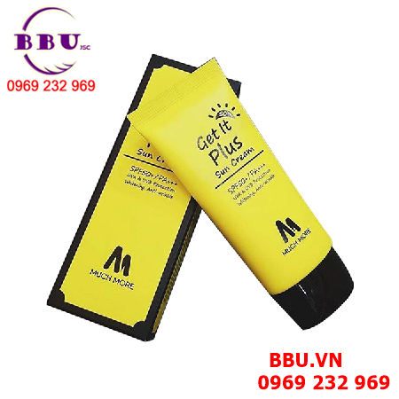 Kem chống nắng much more get it plus sun cream spf50