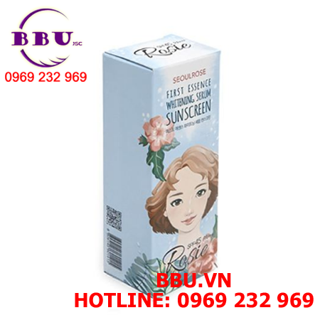 Kem dưỡng chống nắng rosie first essence whitening serum suncreen spf45 pa+++