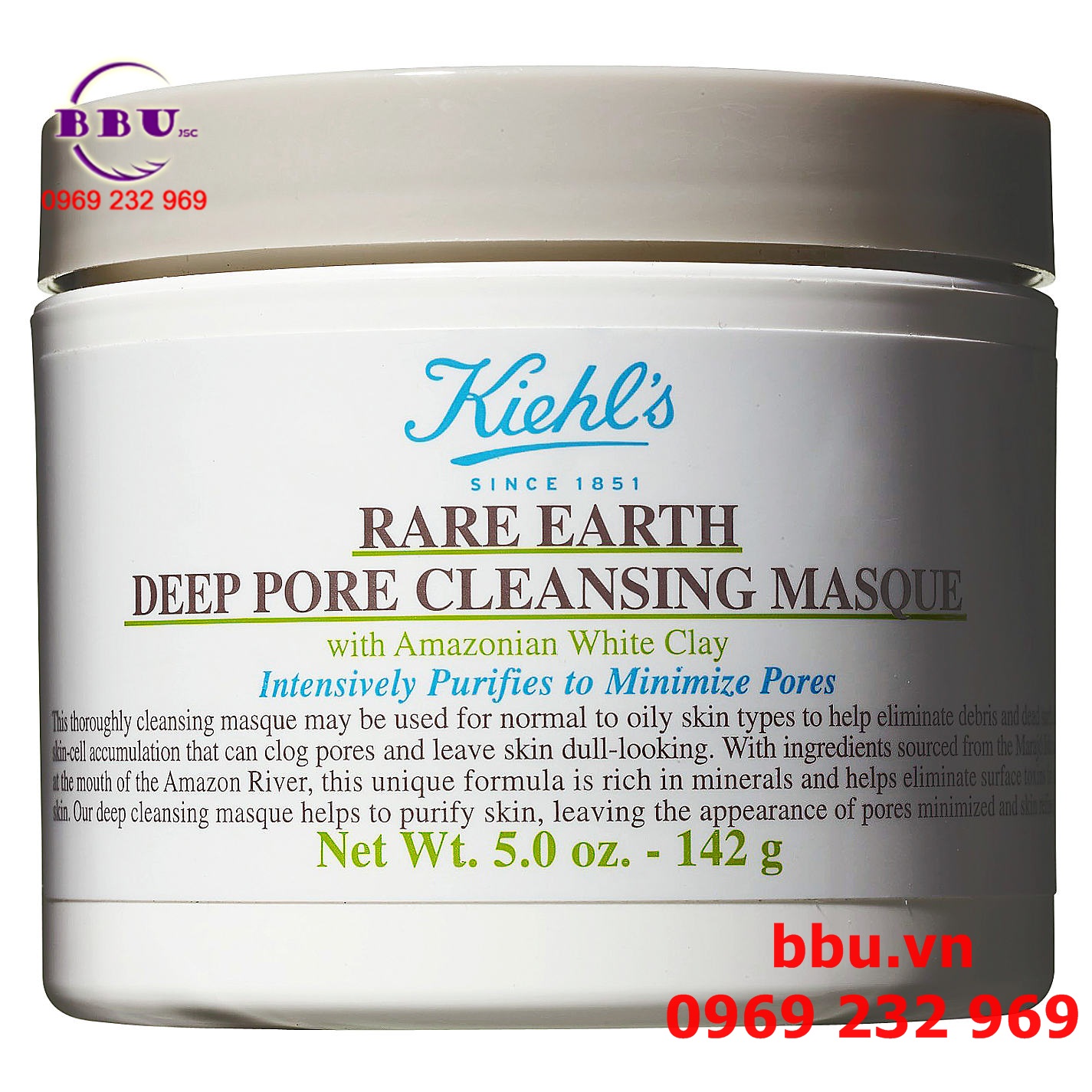 Mặt đất sét rare earth deep pore chleansing masque