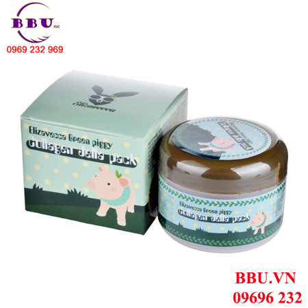 Mặt nạ bì heo elizavecca geen piggy collagen jella pack 