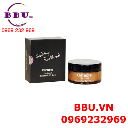 Mặt nạ trị mụn đầu đen ciracle pore control blackhead off sheet