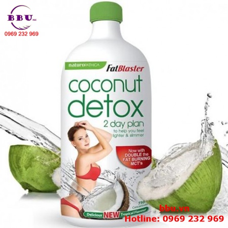  nước uống giảm cân hiệu quả coconut detox 750ml từ úc