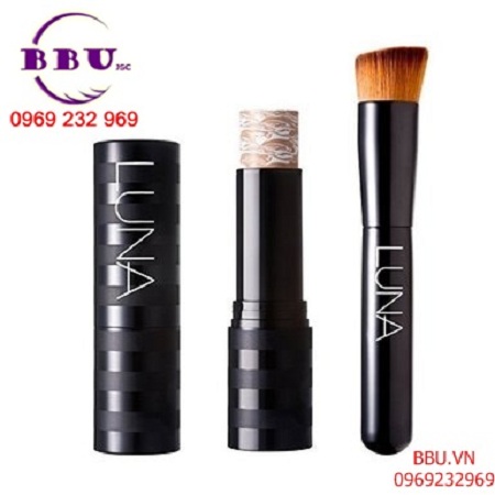 Phấn nền tinh chất dạng thỏi (kèm cọ) luna 10g