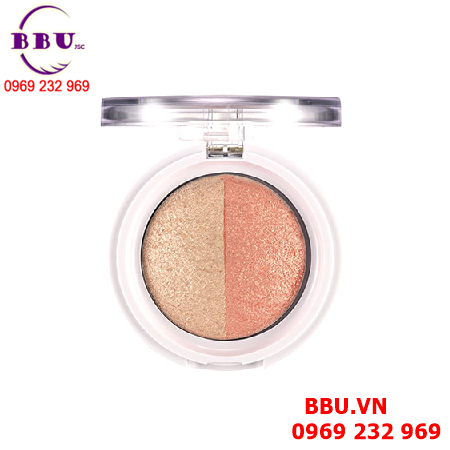 Phấn mắt 2 màu the face shop dual baked shadow
