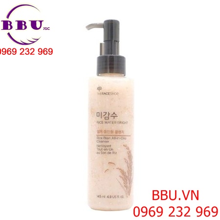 Sữa rửa mặt rice water bright rice bran all-in-one cleanser