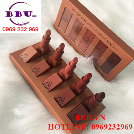 Set son 3ce mood recipe lip color mini kit