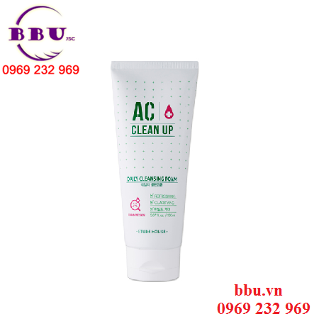 Sữa rửa mặt trị mụn ac clean up daily acne cleansing foam