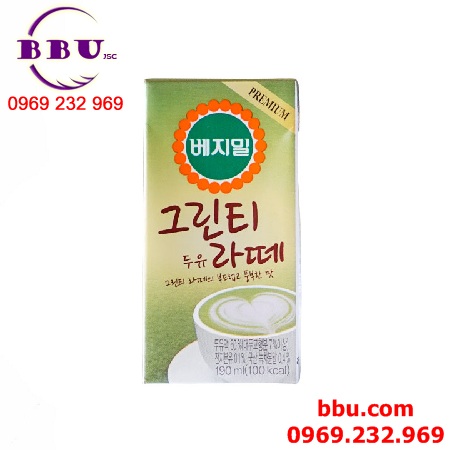 Sữa đậu nành vị trà xanh vegemil