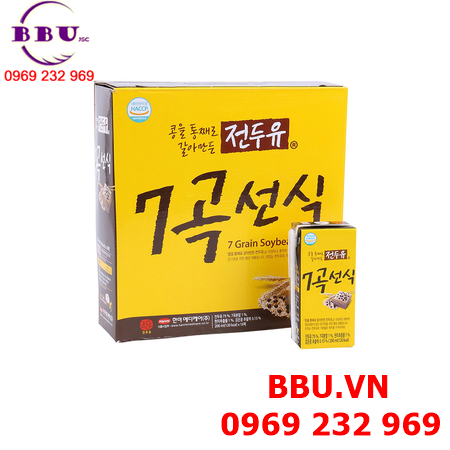 Sữa đậu nành 7 vị ngũ cốc hanmi hàn quốc thùng 16 hộp