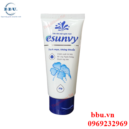 Sửa rửa mặt esunvy chiếc xuất tự nhiên sạch mụn kháng khuẩn