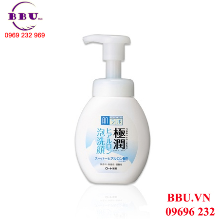 Sữa rửa mặt tạo bọt hada labo gokujyun hyaluronic acid bubble face wash