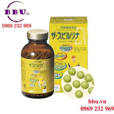 Tảo xoắn vàng cao cấp spirulina ex 2000v nhật bản