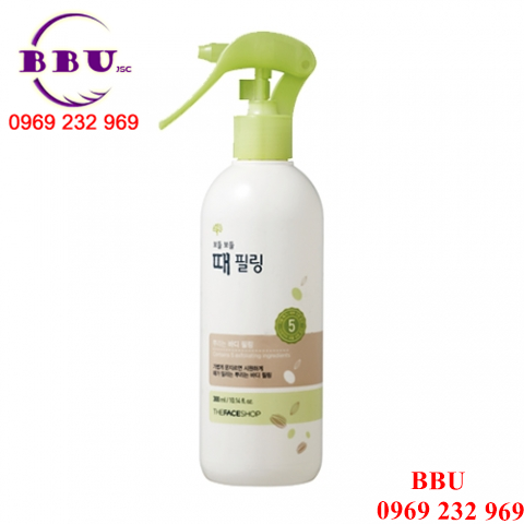 Tẩy tế bào chết toàn thân body clean peeling mist the face shop