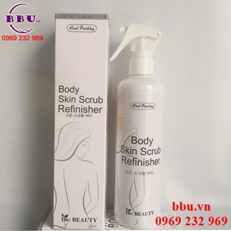 Tẩy tế bào chết toàn thân body skin scrub refinisher hàn quốc dạng xịt