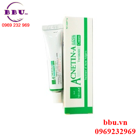 Thuốc điều trị mụn ẩn,mụn trứng cá acnetin-a 0,025%