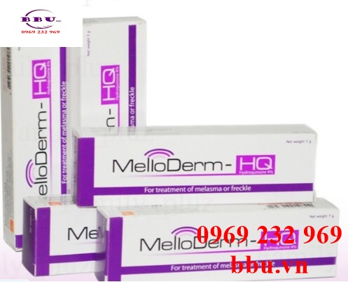 Thuốc trị nám, tàn nhang, đồi mồi dạng kem melloderm 4% 