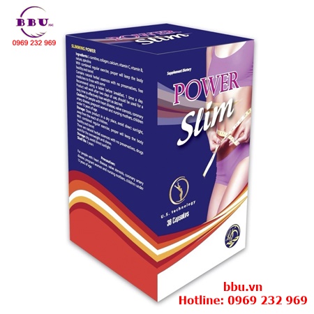 Thuốc uống giảm cân power slim hộp 38 viên của mỹ