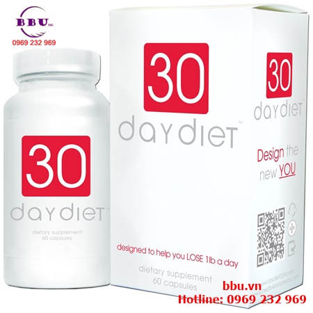 Thuốc uống giảm cân 30 day diet 60 viên của mỹ
