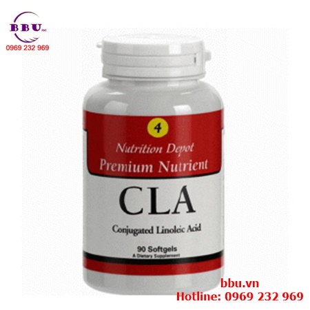 Thuốc uống giảm cân, giảm mỡ vùng bụng, đùi cla - usa lọ 90 viên của mỹ