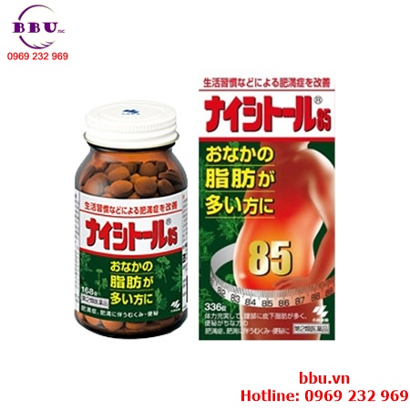 Thuốc uống giúp giảm cân, làm tan mỡ bụng 85 hộp 336 viên của nhật bản