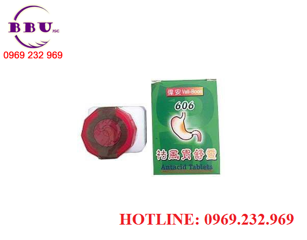 Vall boon antacid 606 hỗ trợ trị đau dạ dày