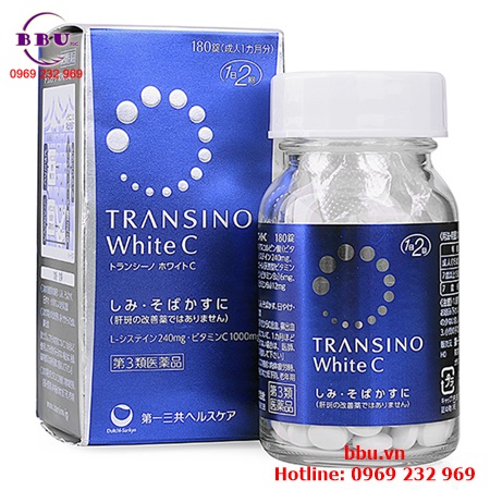 Viên uống hỗ trợ điều trị nám và giúp làm trắng da transino white c 90 viên từ nhật bản