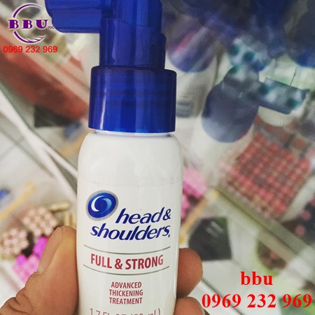 Xịt dưỡng tóc của mỹ head and shoulders full và strong advanced thickening treatment 50ml