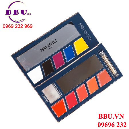 Bảng pha màu son pony effect customizing lip palette của hàn