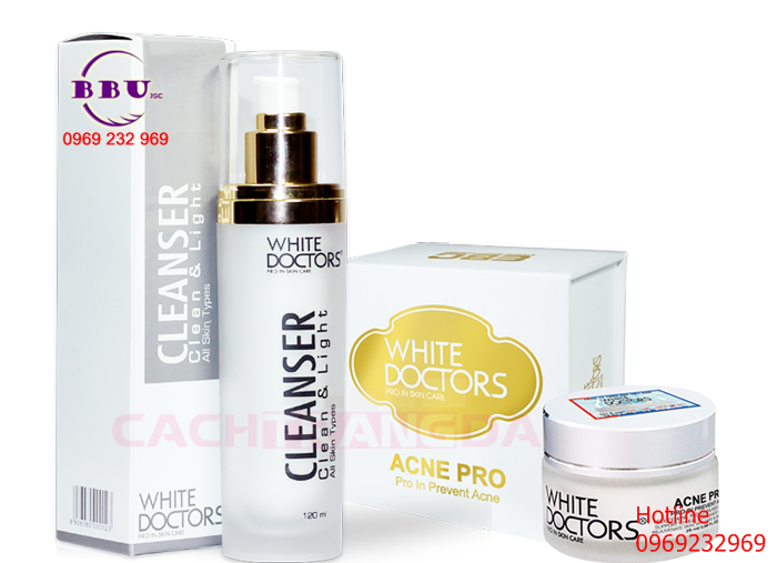 Bộ đôi kem trị mụn của white doctors