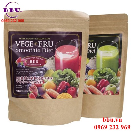 Bột rau củ giảm cân vege fru smoothie diet từ nhật bản