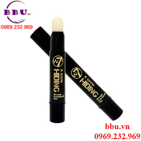 Bút che khuyết điểm w7 a good hiding sponge concealer pen của mỹ