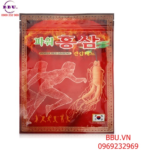 Cao dán hồng sâm korean power gingseng hàn quốc hiệu quả nhất 