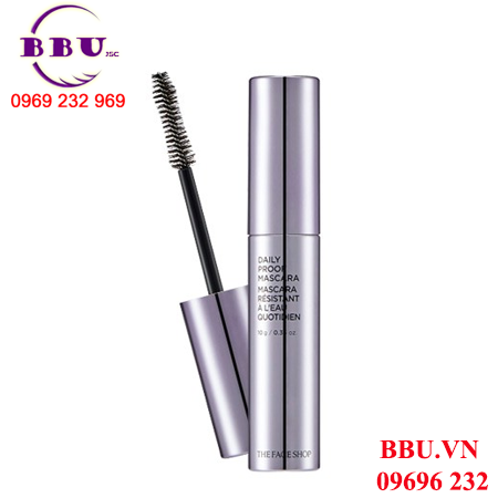 Chải mi tfs super proof mascara của the face shop