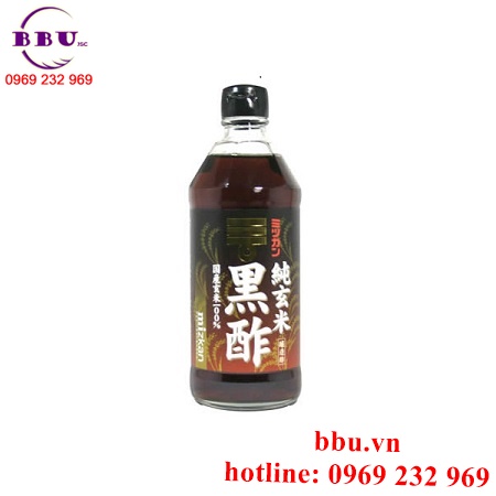 Dấm đen gạo lức giúp giảm cân mizkan chai 500ml của nhật