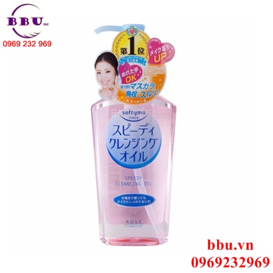 Dầu tẩy trang nhật bản kose softymo speedy cleansing oil 230ml