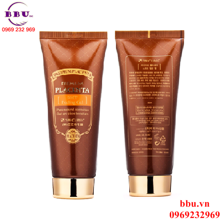 Gel tẩy tế bào chết 3w clinic premium placenta soft peeling gel