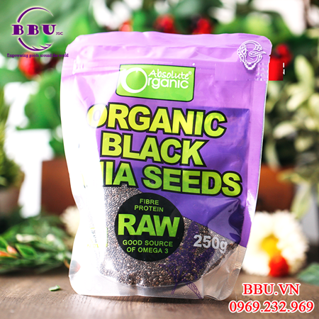 Hạt chia organic black chia seeds